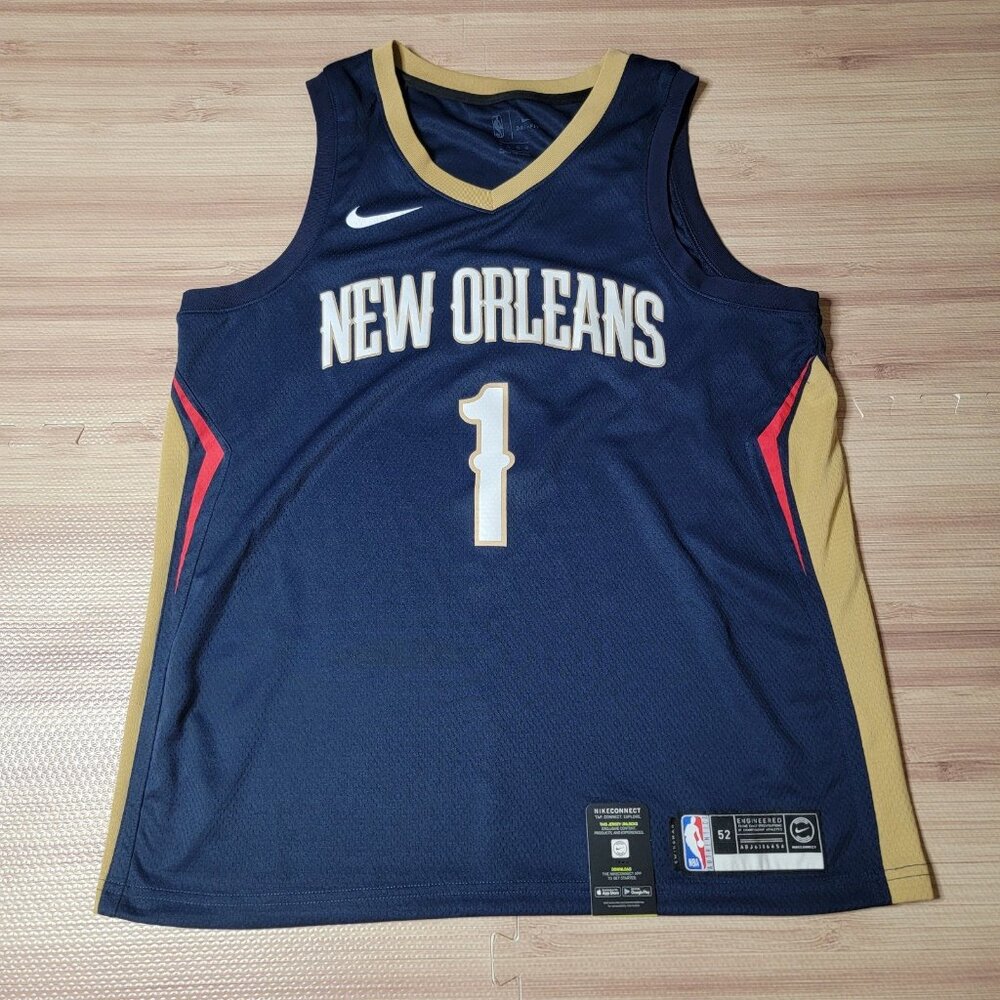 Nike NBA Zion Williamson Basketball Jersey SW Fan Edition Size XL